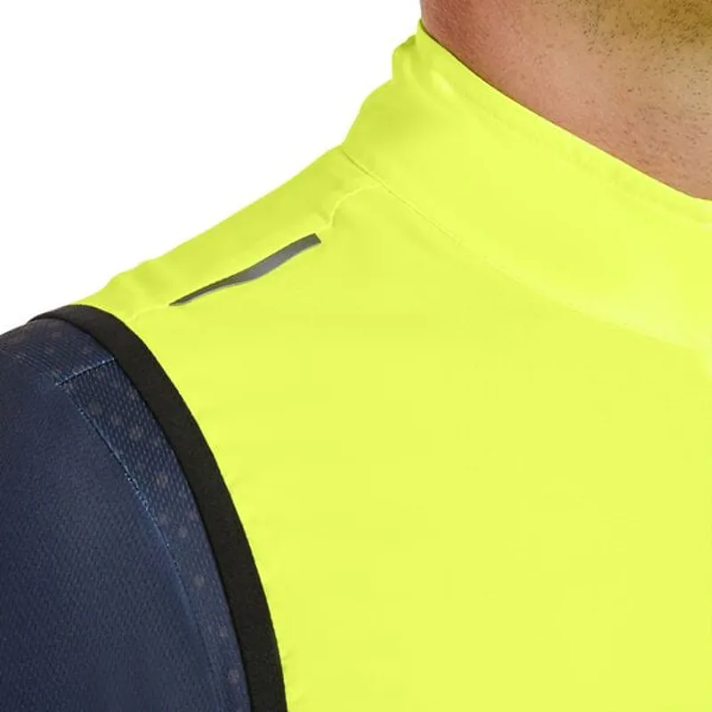 Madison Stellar Reflective Windproof Men's Gilet - Hi-Viz Yellow-5
