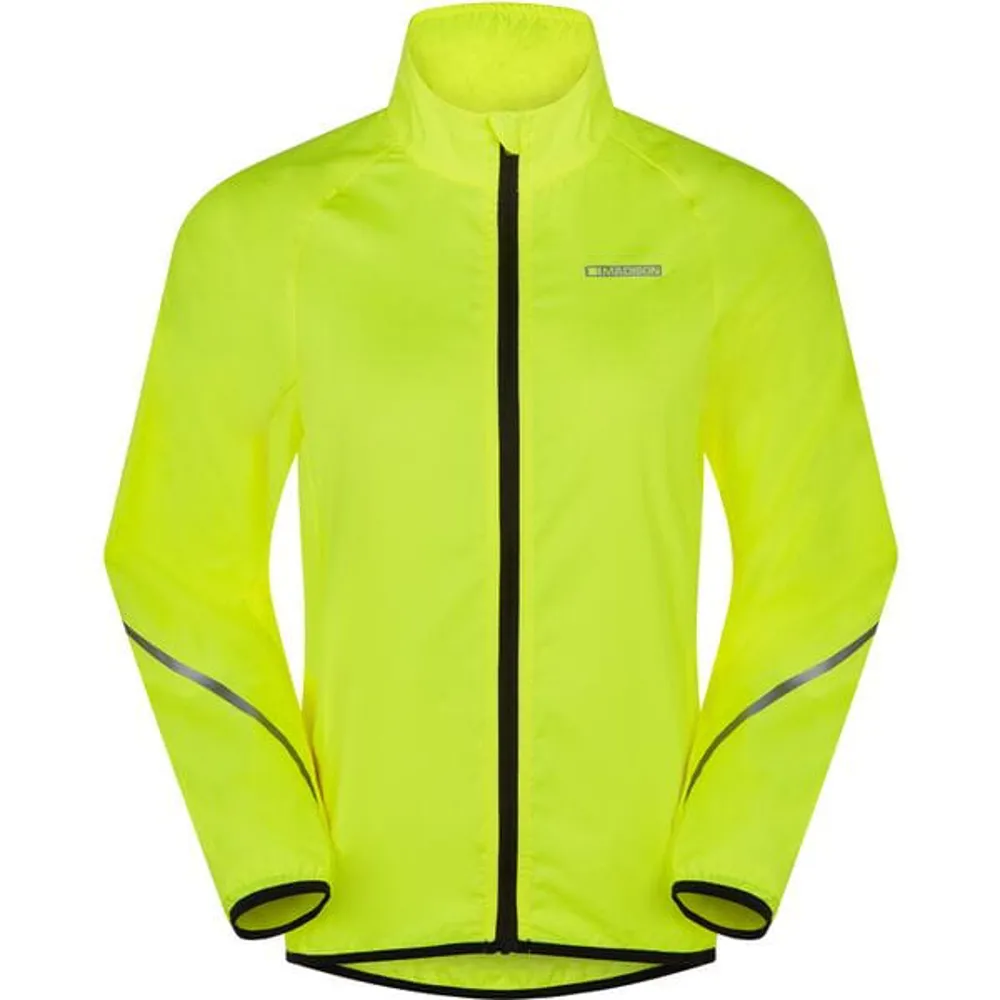 uPRISE Bikes Madison Freewheel Packable Youth Jacket - Hi-Viz Yellow | Price match, 365 day return s, 18-Month Warranty, Finance Available & Free UK Delivery