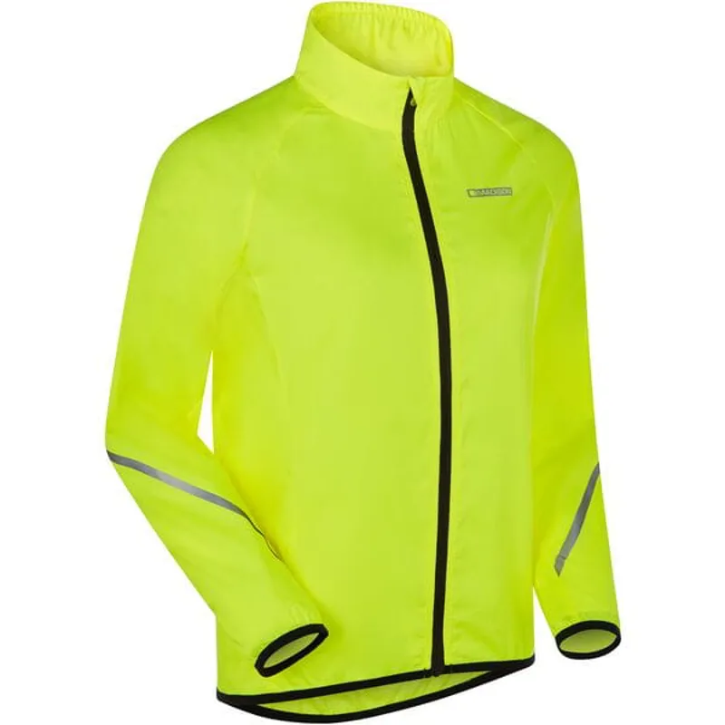 Madison Freewheel Packable Youth Jacket - Hi-Viz Yellow-1