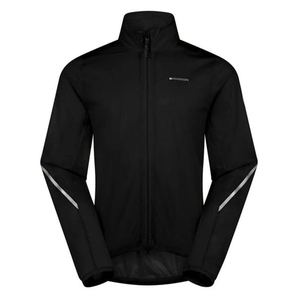 uPRISE Bikes Madison Flux 2L Ultra-Packable Waterproof Men's Jacket - Black | Price match, 365 day return s, 18-Month Warranty, Finance Available & Free UK Delivery