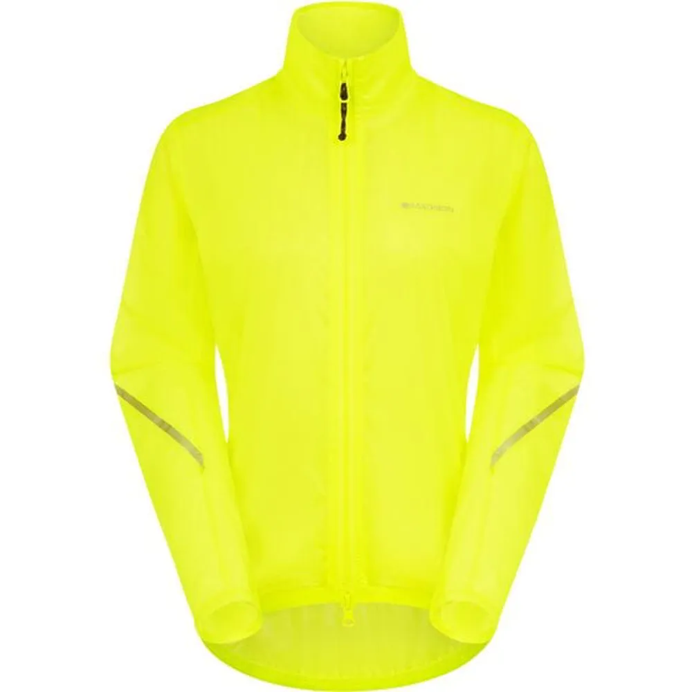 uPRISE Bikes Madison Flux 2L Ultra-Packable Waterproof Women's Jacket - Hi-Viz Yellow | Price match, 365 day return s, 18-Month Warranty, Finance Available & Free UK Delivery