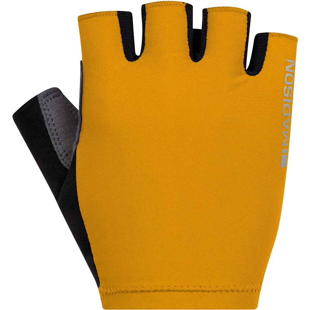 uPRISE Bikes Madison Freewheel Short Finger Gloves - Mango Orange | Price match, 365 day return s, 18-Month Warranty, Finance Available & Free UK Delivery