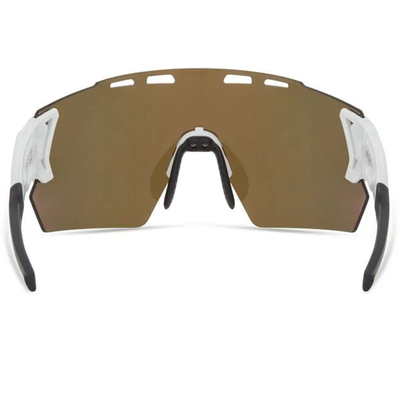 Madison Stealth II Sunglasses - 3 Pack - Gloss White - Blue Mirror/Amber/Clear Lens-2