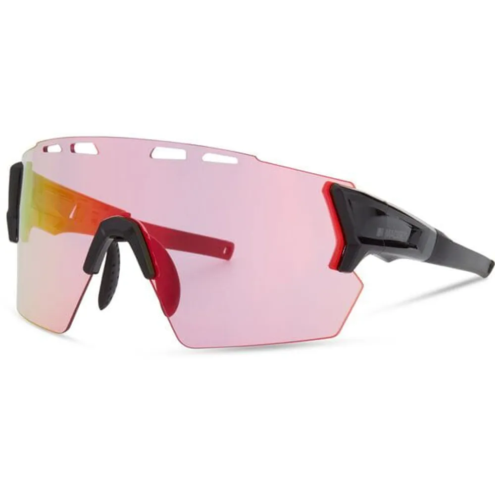 uPRISE Bikes Madison Stealth II Sunglasses - Black - Rose Mirror/Amber/Clear Lens Pack | Price match, 365 day return s, 18-Month Warranty, Finance Available & Free UK Delivery