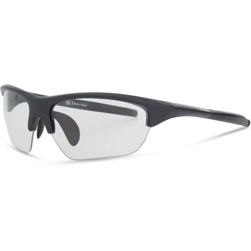 Madison Mission II Sunglasses - Dark Grey - Clear Lens
