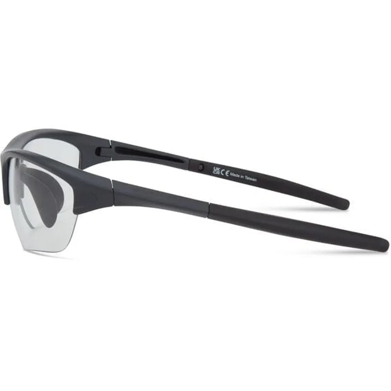 Madison Mission II Sunglasses - Dark Grey - Clear Lens-1