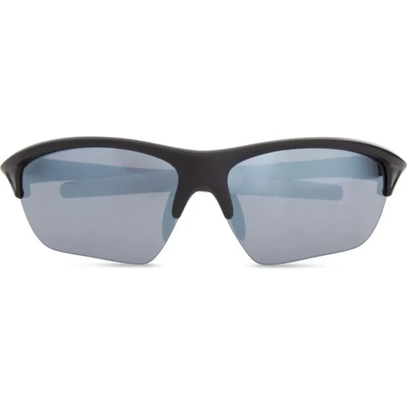 Madison Mission II Sunglasses - Matt Black/Silver Mirror Lens-4