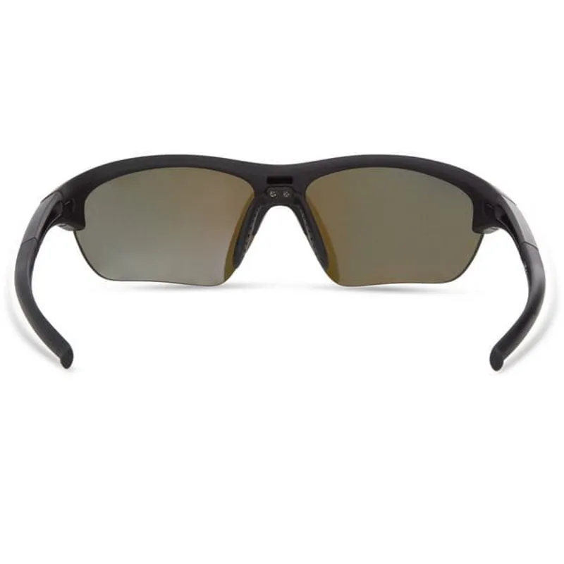 Madison Mission II Sunglasses - Matt Black/Fire Mirror Lens-2