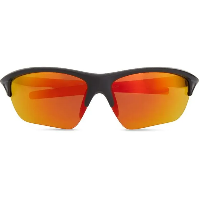 Madison Mission II Sunglasses - Matt Black/Fire Mirror Lens-4