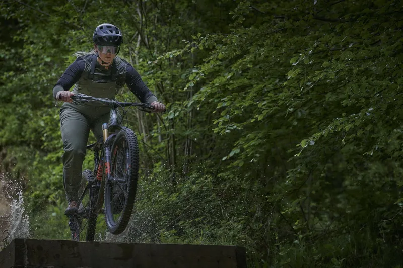 Madison DTE 3-Layer Men's Waterproof Bib Trousers - Midnight Green-5