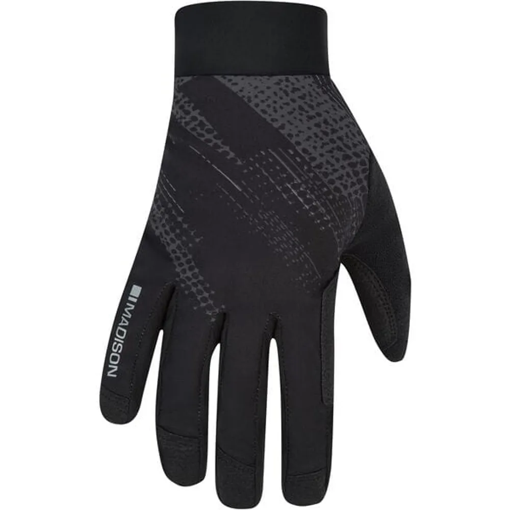 uPRISE Bikes Madison Flux Trail Waterproof Long Finger Gloves - Black | Price match, 365 day return s, 18-Month Warranty, Finance Available & Free UK Delivery