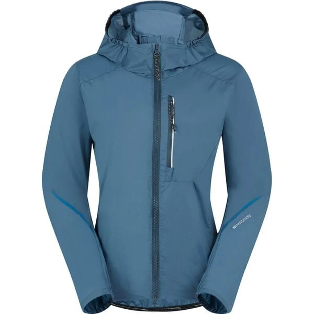uPRISE Bikes Madison Roam Lightweight Windproof Packable Women's Jacket - Lake Blue | Price match, 365 day return s, 18-Month Warranty, Finance Available & Free UK Delivery