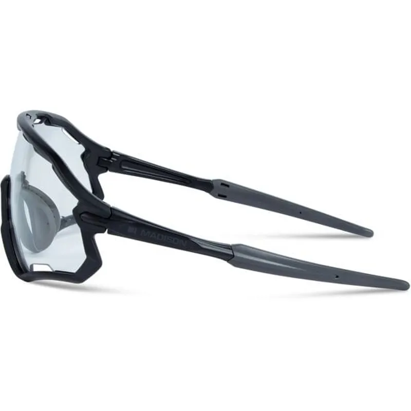 Madison Code Breaker II Sunglasses - Matt Black/Clear Lens-1