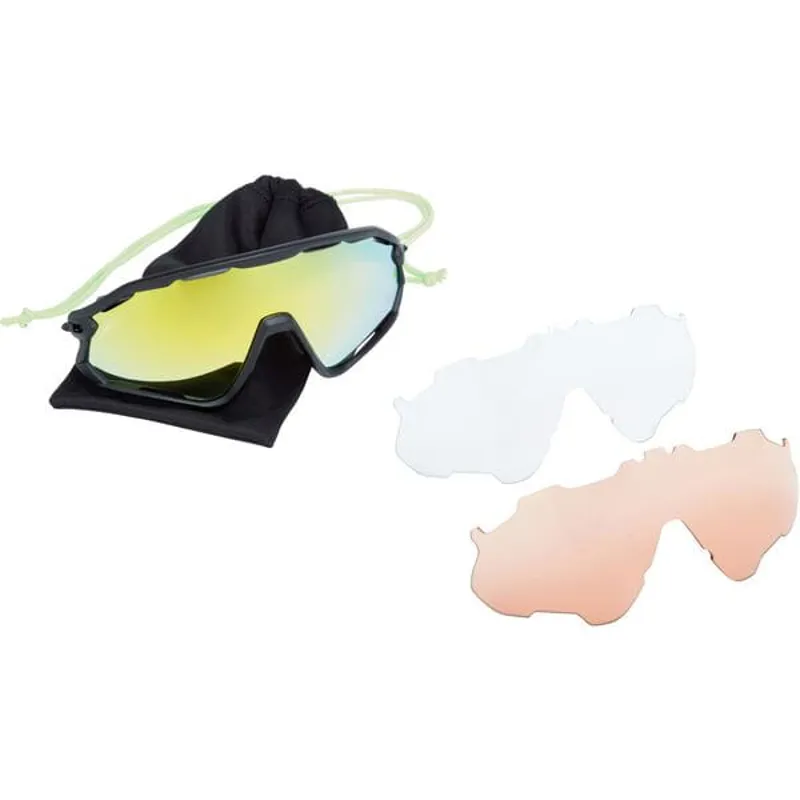 Madison Code Breaker II 3 Lens Pack Sunglasses - Matt Black-5