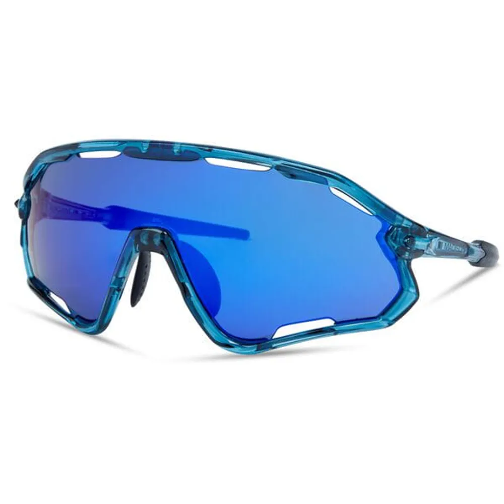 uPRISE Bikes Madison Code Breaker II Sunglasses - Gloss Blue - Blue Mirror/Amber/Clear Lens Pack | Price match, 365 day return s, 18-Month Warranty, Finance Available & Free UK Delivery