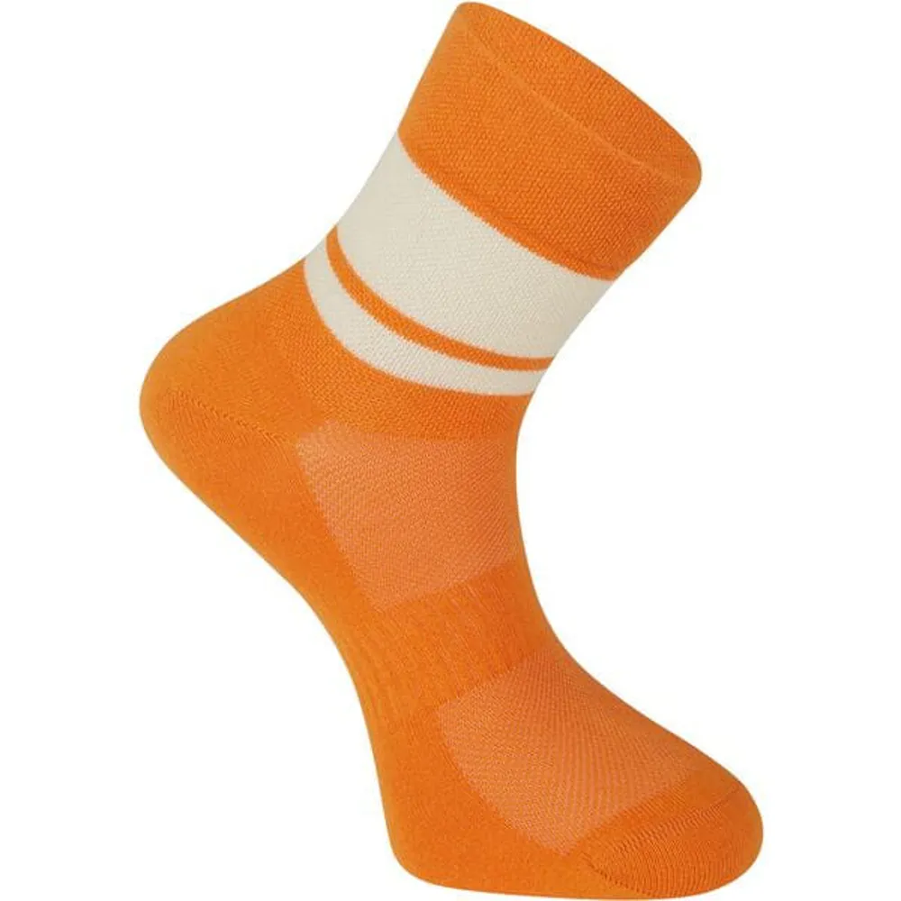 uPRISE Bikes Madison Freewheel Socks - Mango Orange | Price match, 365 day return s, 18-Month Warranty, Finance Available & Free UK Delivery