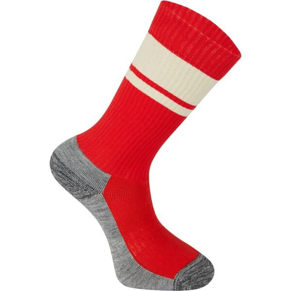 uPRISE Bikes Madison DTE Trail Long Socks - Magma Red | Price match, 365 day return s, 18-Month Warranty, Finance Available & Free UK Delivery