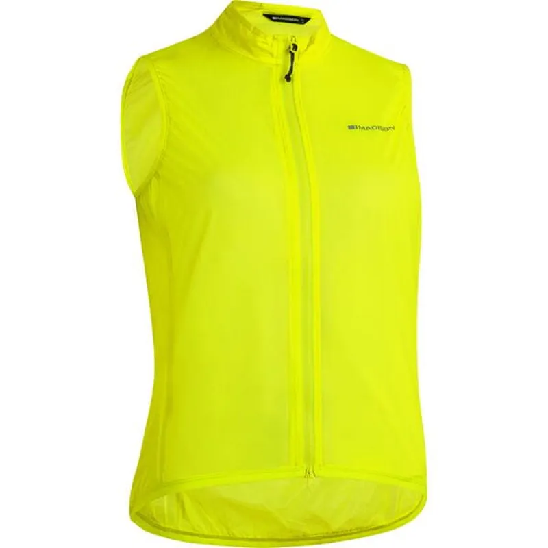 Madison Flux Ultra Packable Waterproof Women's Gilet - Yellow-1