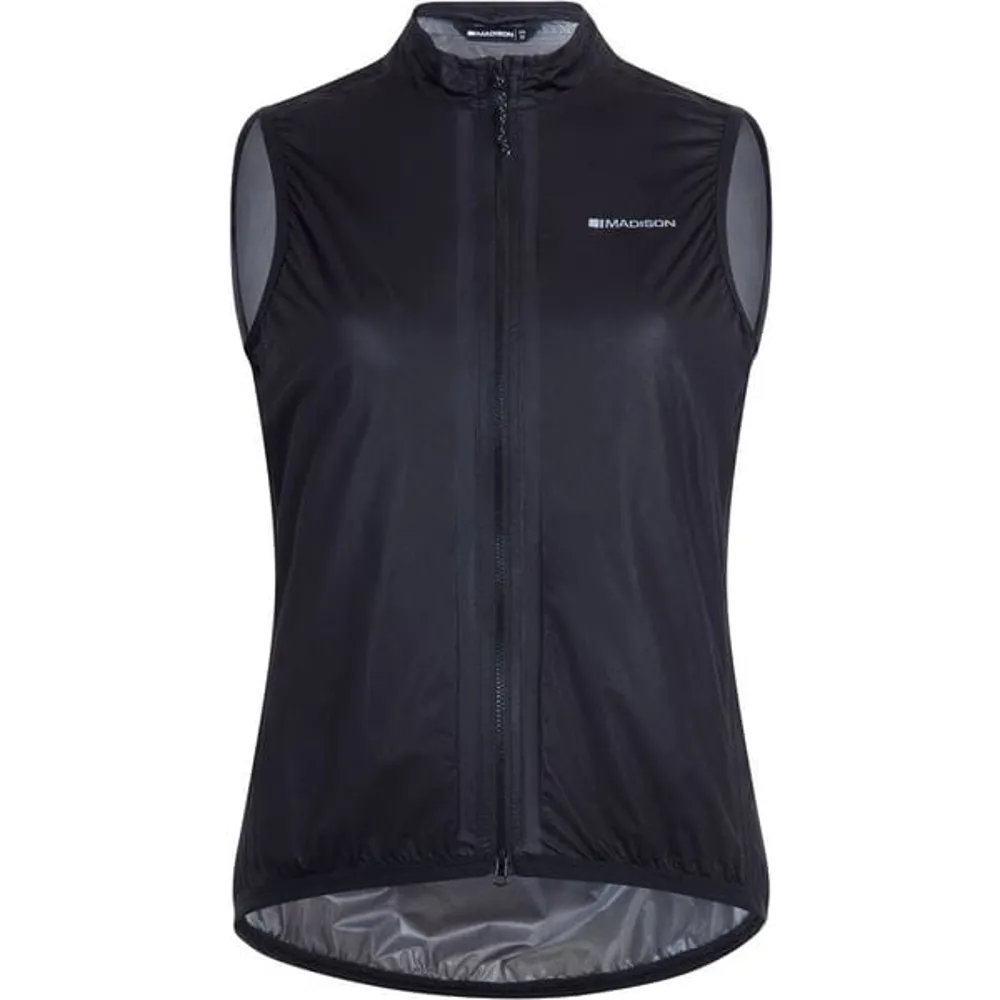 uPRISE Bikes Madison Flux Ultra Packable Waterproof Women's Gilet - Black | Price match, 365 day return s, 18-Month Warranty, Finance Available & Free UK Delivery
