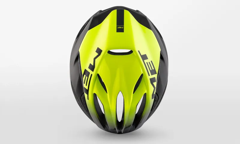 Met Rivale Road Helmet Black Shaded Yellow