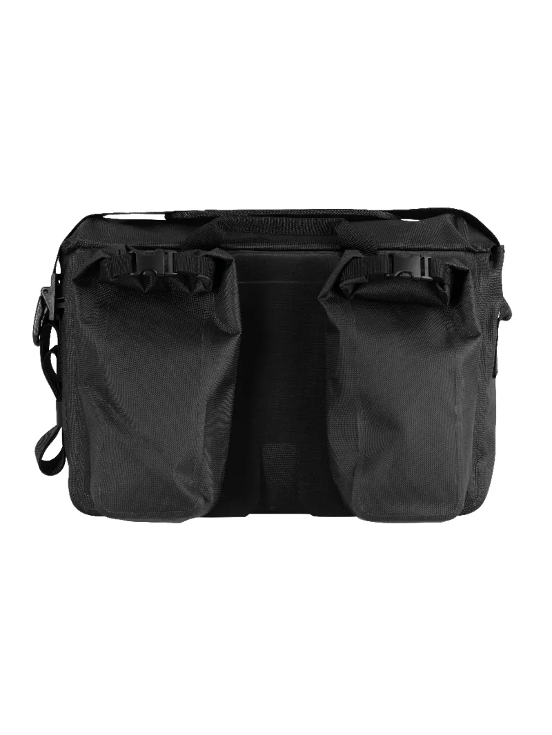 Brompton Metro Waterproof 20L Messenger Bag with Frame - Black-2