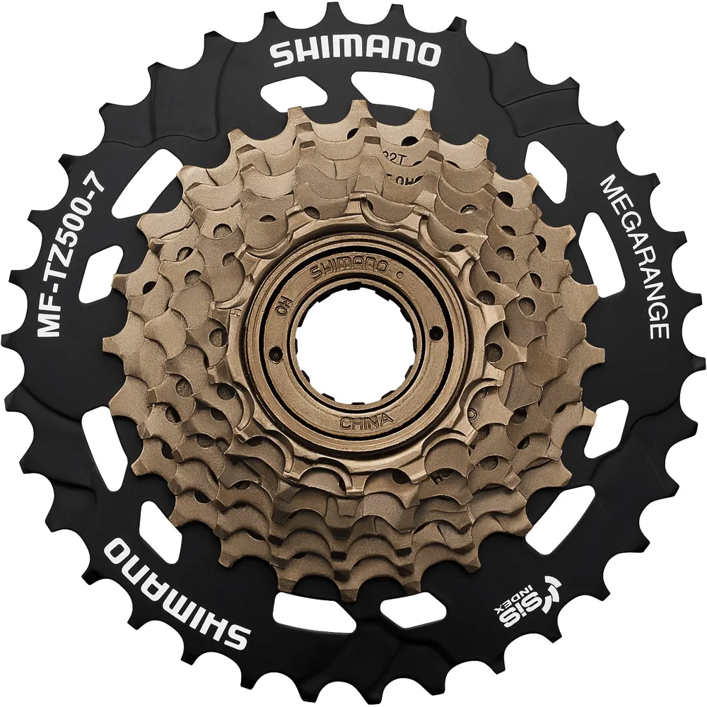 uPRISE Bikes Shimano MF-TZ500 7-Speed Multiple Freewheel - 14-34 Tooth | Price match, 365 day return s, 18-Month Warranty, Finance Available & Free UK Delivery