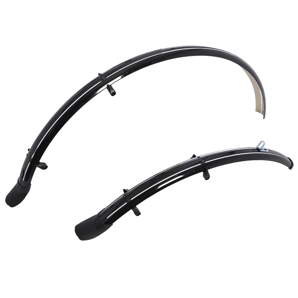 uPRISE Bikes Oxford 700c/27 Standard Wide 41mm Mudguard Set - Black - 700 x 41mm | Price match, 365 day return s, 18-Month Warranty, Finance Available & Free UK Delivery