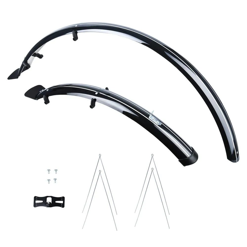 uPRISE Bikes Oxford 26 MTB City Type Mudguard Set - Black - 26 x 60mm | Price match, 365 day return s, 18-Month Warranty, Finance Available & Free UK Delivery