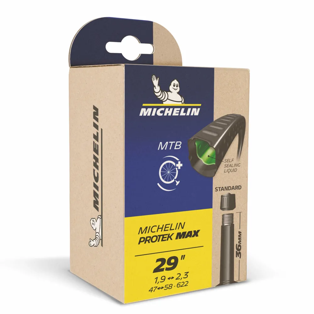 uPRISE Bikes Michelin Protek Max MTB Inner Tube - 27.5 X 1.9-2.5 Presta 48mm - Black | Price match, 365 day return s, 18-Month Warranty, Finance Available & Free UK Delivery