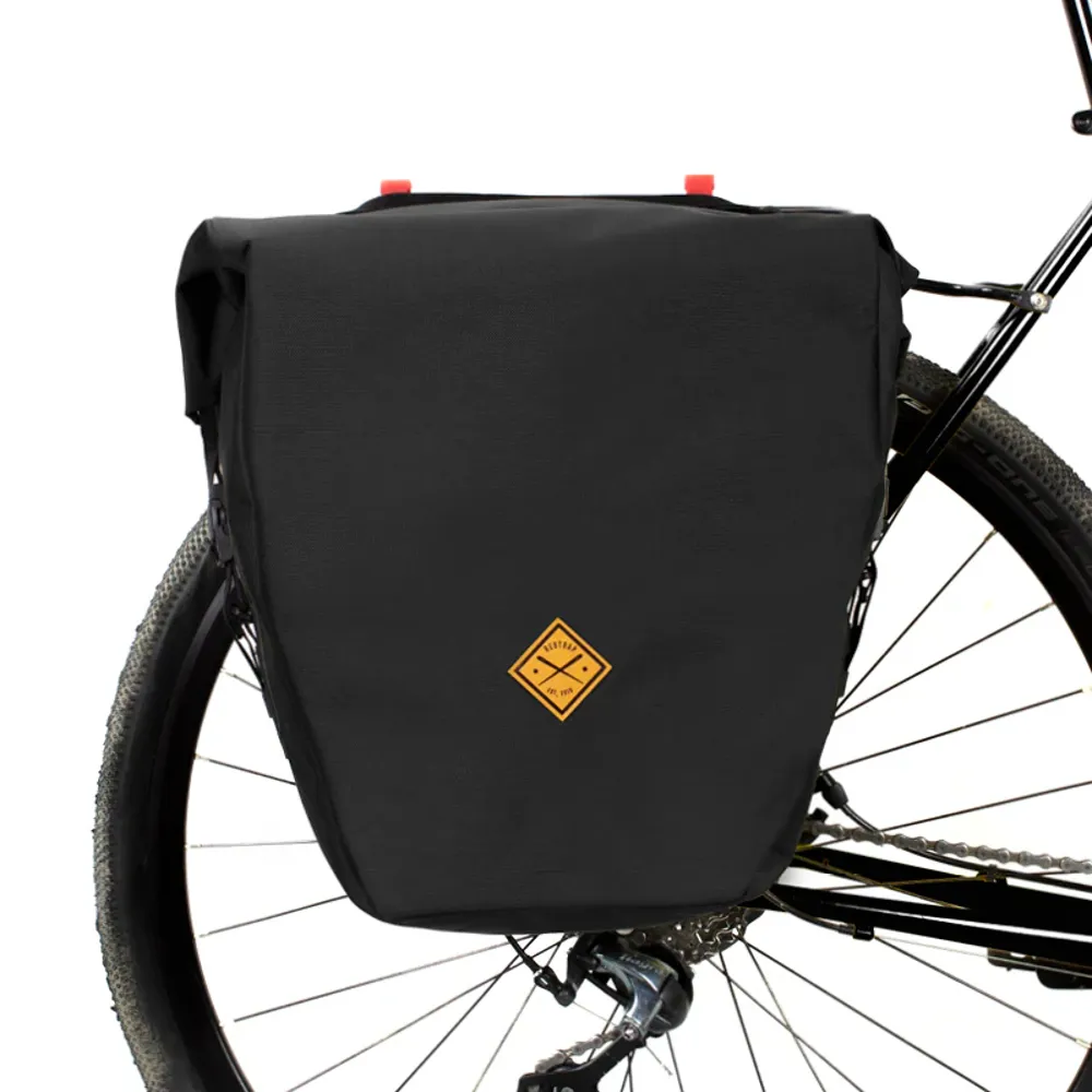 uPRISE Bikes Restrap Large Pannier Bag - 22L - Black | Price match, 365 day return s, 18-Month Warranty, Finance Available & Free UK Delivery