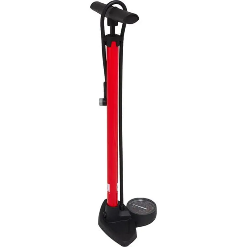 M part Essential Floor/Track Pump - 180psi - Red-1