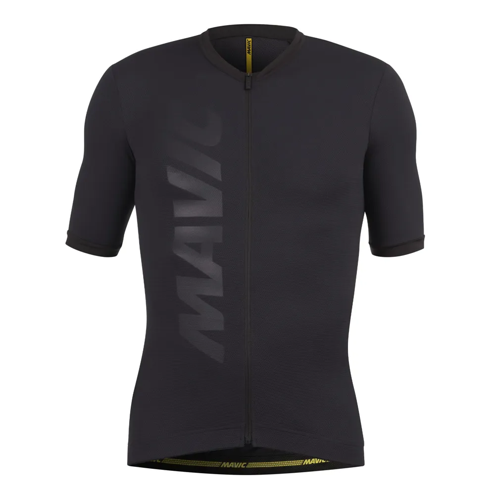 uPRISE Bikes Mavic Aksium Men's Short Sleeve Jersey - Black | Price match, 365 day return s, 18-Month Warranty, Finance Available & Free UK Delivery