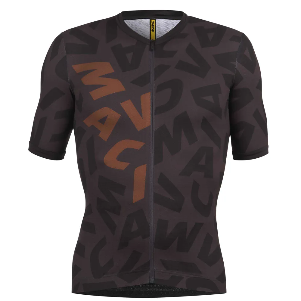 uPRISE Bikes Mavic Aksium Graphic Men's Short Sleeved Jersey - Bronze Carbon | Price match, 365 day return s, 18-Month Warranty, Finance Available & Free UK Delivery