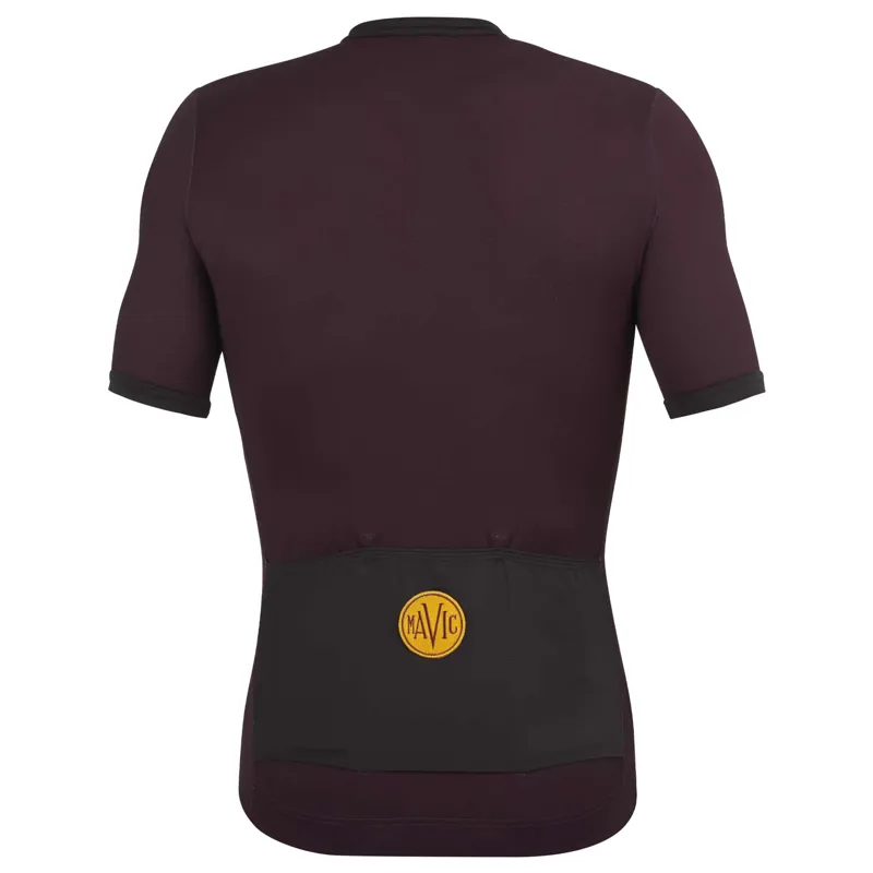 Mavic Heritage Men's Short Sleeved Jersey - Aubergine-1