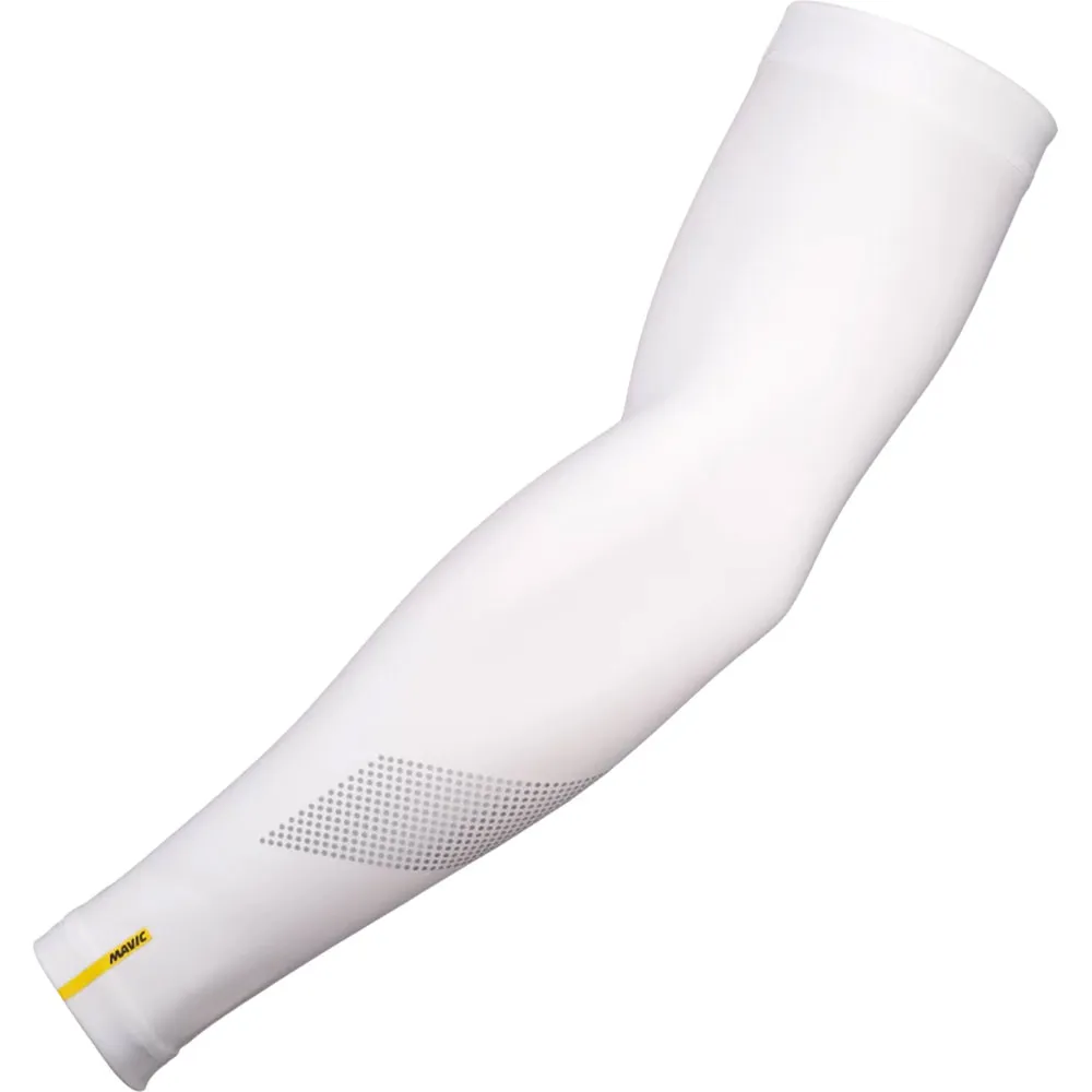uPRISE Bikes Mavic Cosmic Arm Warmers - White | Price match, 365 day return s, 18-Month Warranty, Finance Available & Free UK Delivery