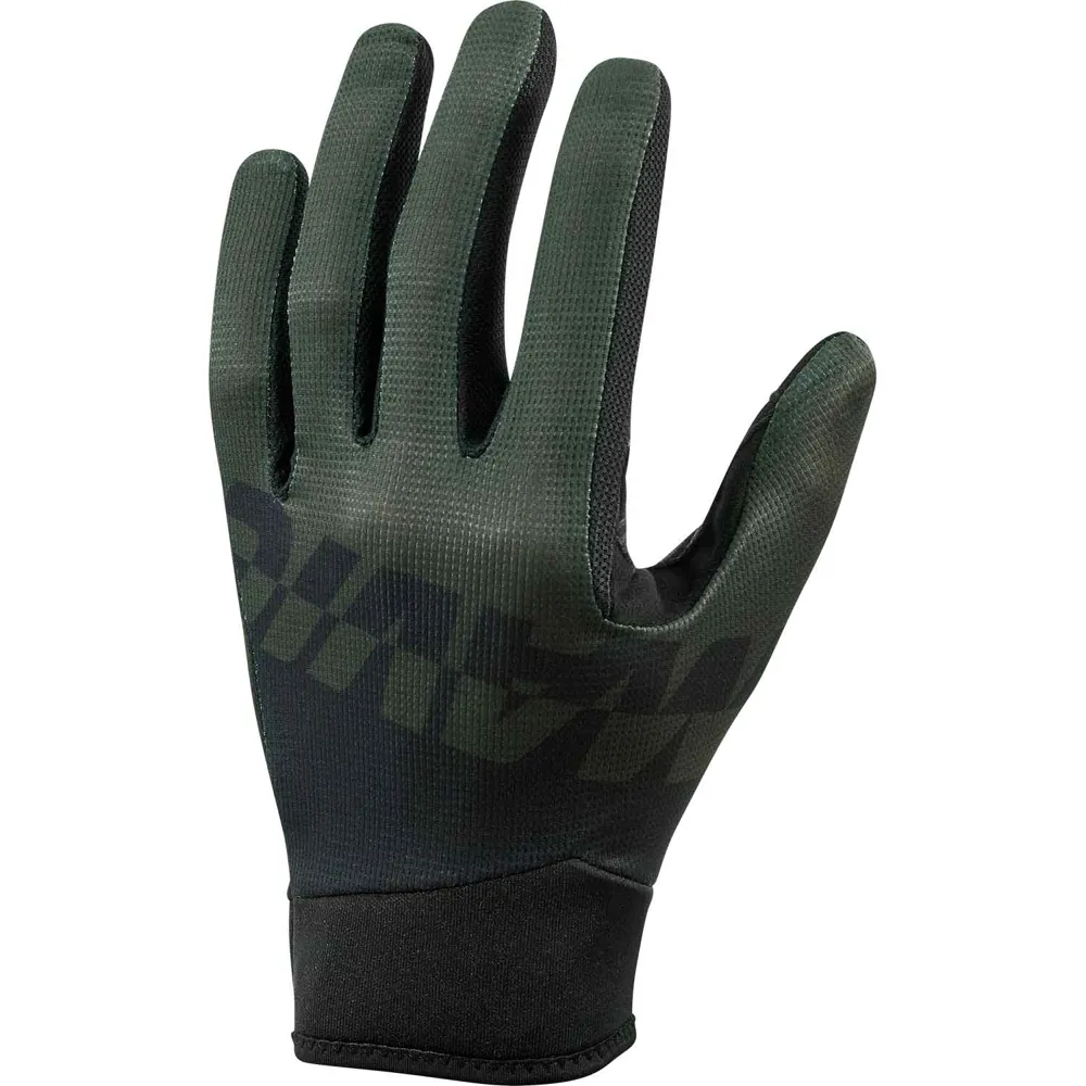 uPRISE Bikes Mavic Deemax Long Finger Gloves - Army Green | Price match, 365 day return s, 18-Month Warranty, Finance Available & Free UK Delivery