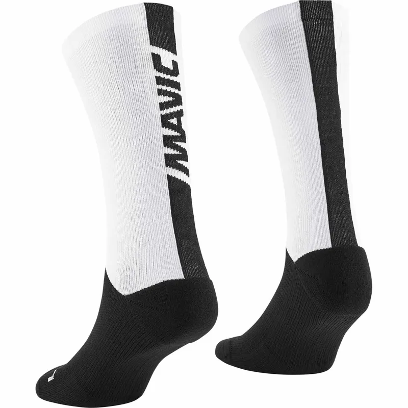 Mavic Logo Socks - White/Black-1