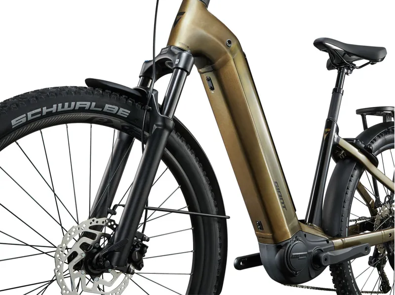 Giant AnyTour X E+ 3 Electric Hybrid Bike - Pyrite Brown-4
