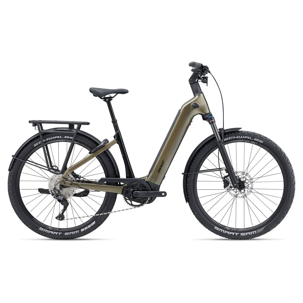 uPRISE Bikes Giant AnyTour X E+ 3 Electric Hybrid Bike - Pyrite Brown | Price match, 365 day return s, 18-Month Warranty, Finance Available & Free UK Delivery