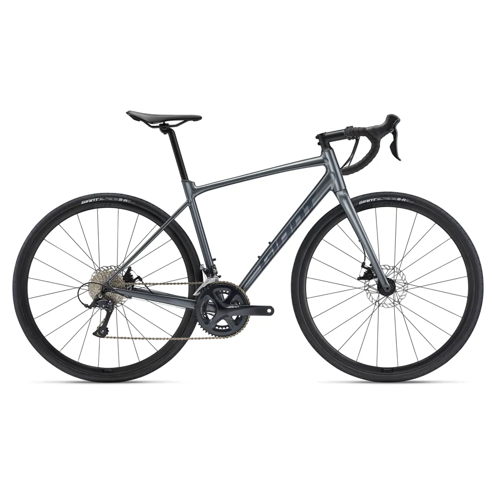 uPRISE Bikes Giant Contend AR 3 2024 Gravel Road Bike - Charcoal | Price match, 365 day return s, 18-Month Warranty, Finance Available & Free UK Delivery
