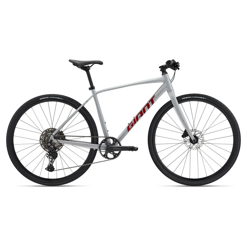 uPRISE Bikes Giant Escape 0 Disc 2024 Hybrid Bike - Good Gray | Price match, 365 day return s, 18-Month Warranty, Finance Available & Free UK Delivery