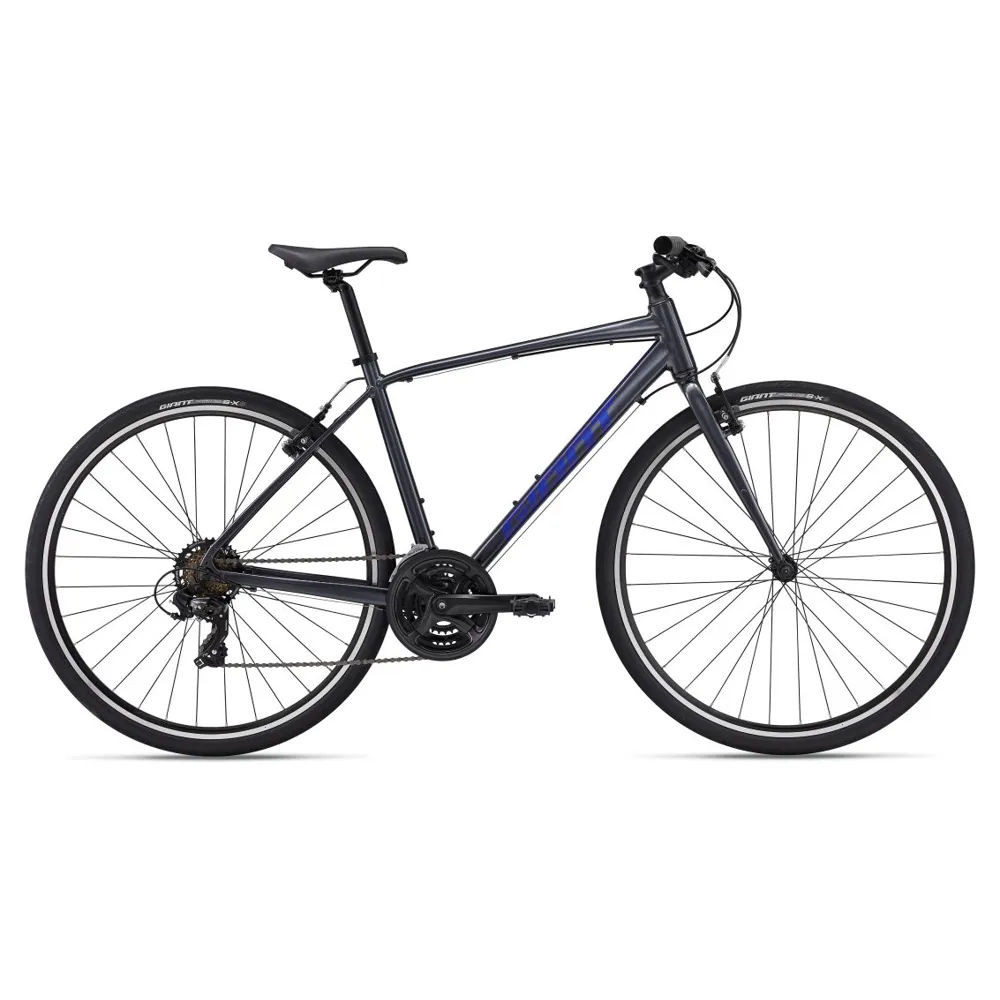 uPRISE Bikes Giant Escape 3 2024 Hybrid Bike - Cold Iron | Price match, 365 day return s, 18-Month Warranty, Finance Available & Free UK Delivery