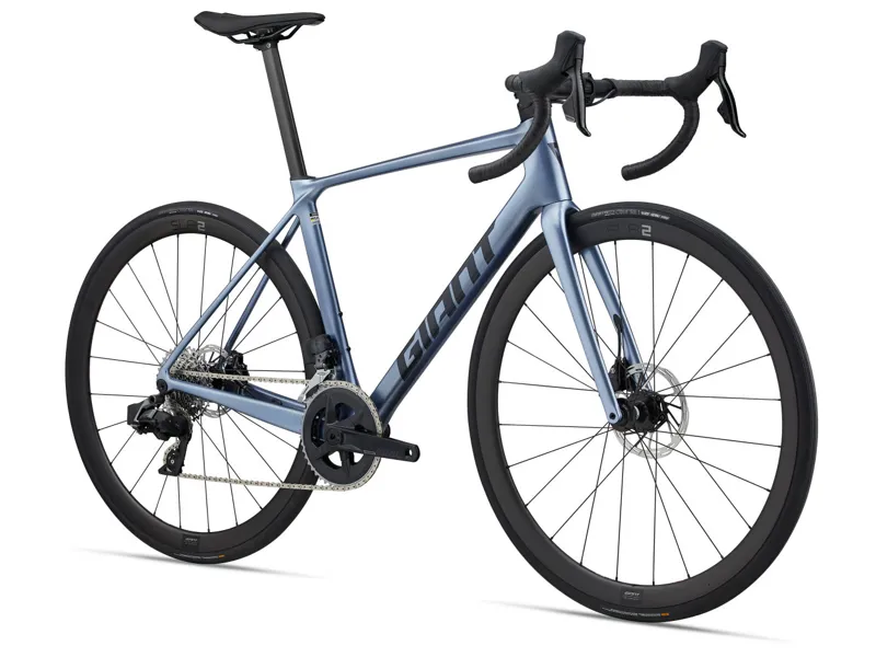Giant TCR Advanced 0 AXS 2025 Carbon Road Bike - Frost Silver-1