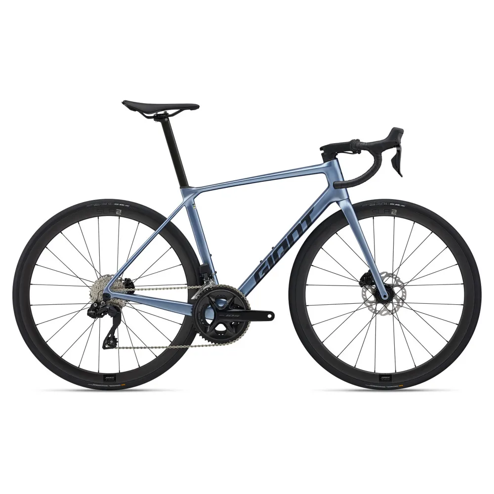uPRISE Bikes Giant TCR Advanced 0 Di2 2025 Carbon Road Bike - Frost Silver | Price match, 365 day return s, 18-Month Warranty, Finance Available & Free UK Delivery