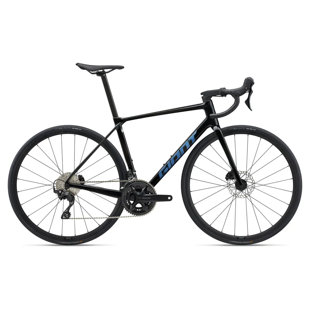 uPRISE Bikes Giant TCR Advanced 2 2025 Carbon Road Bike - Carbon/Electron Blue | Price match, 365 day return s, 18-Month Warranty, Finance Available & Free UK Delivery