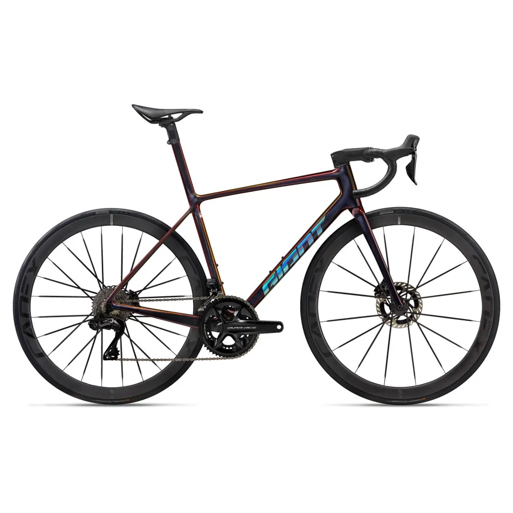 uPRISE Bikes Giant TCR Advanced SL 0 DA 2025 Carbon Road Bike - Black Lava | Price match, 365 day return s, 18-Month Warranty, Finance Available & Free UK Delivery