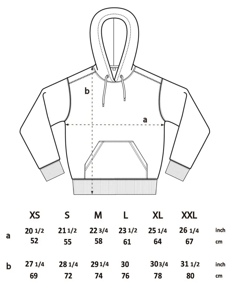 HoodieSizeGuide
