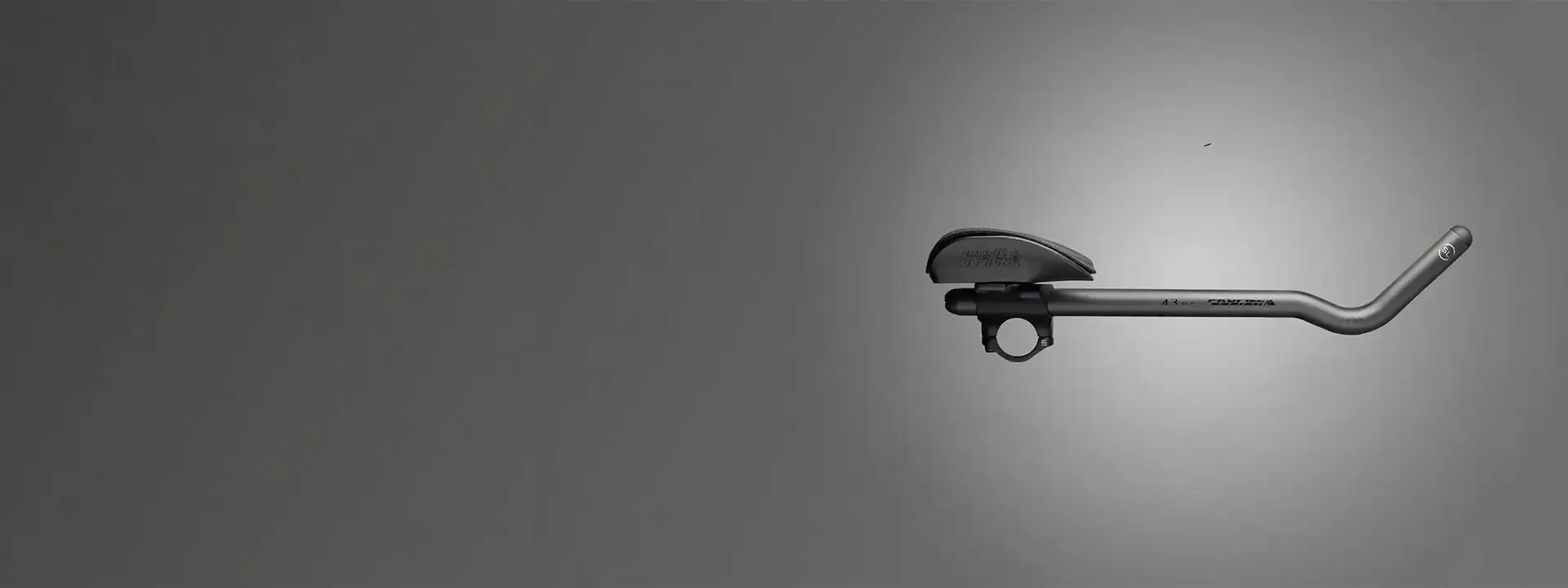 Side view of a Profile Design aerobar extension and padded armrest