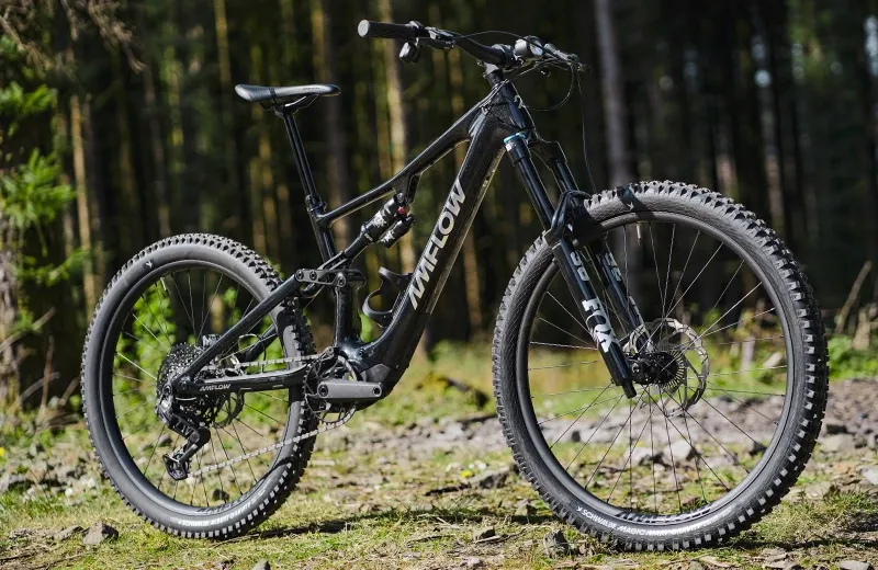 Amflow PX carbon eMTB drive side angle view