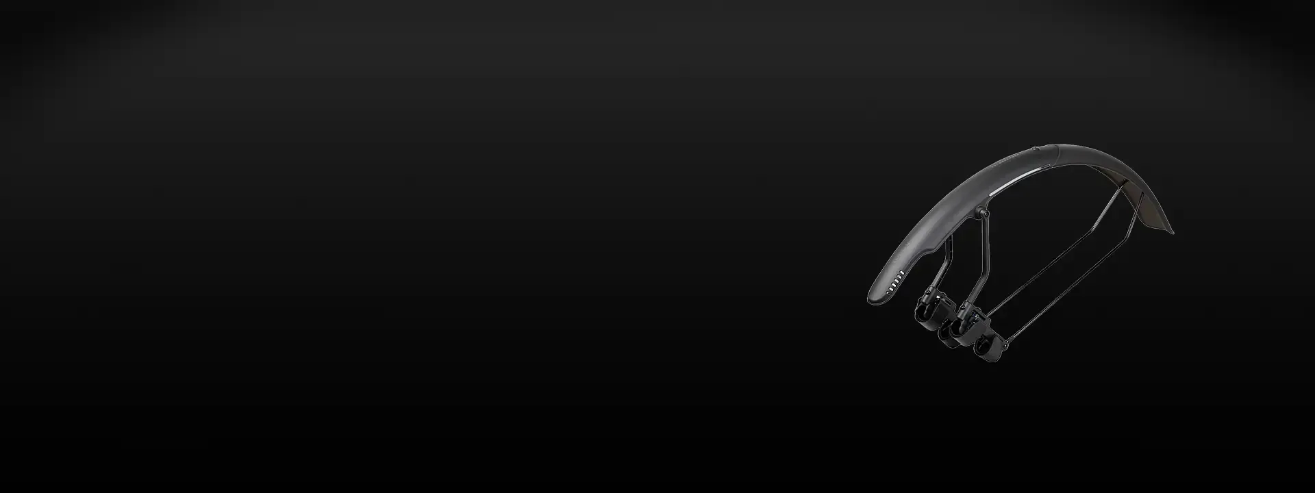 Topeak bicycle mudguard shown against a dark background